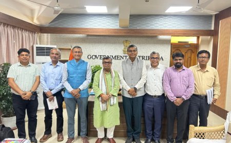 গোদরেজ অ্যাগ্রোভেট প্রতিনিধিদলের সঙ্গে কৃষিমন্ত্রীর বৈঠক,ত্রিপুরায় অয়েল পাম চাষ সম্প্রসারণে জোর