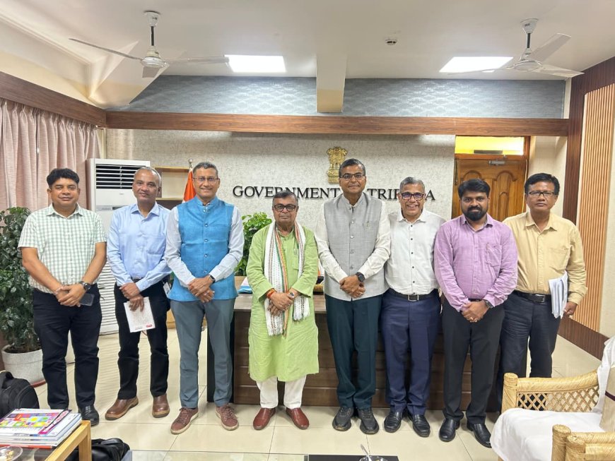 গোদরেজ অ্যাগ্রোভেট প্রতিনিধিদলের সঙ্গে কৃষিমন্ত্রীর বৈঠক,ত্রিপুরায় অয়েল পাম চাষ সম্প্রসারণে জোর